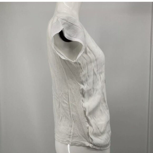 Zara W&B Collection Women's Tee Supermodel Art Embellished Size Short Sleeve M - Picture 7 of 7